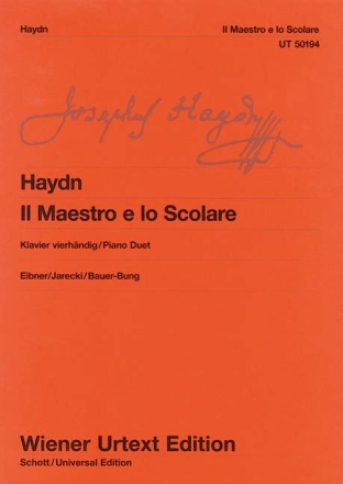 Il Maestro e lo Scolare Hob.XVIIa:1 f�r Klavier zu 4 H�nden