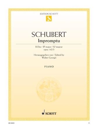 Impromptu B-Dur op.142,3 f�r Klavier