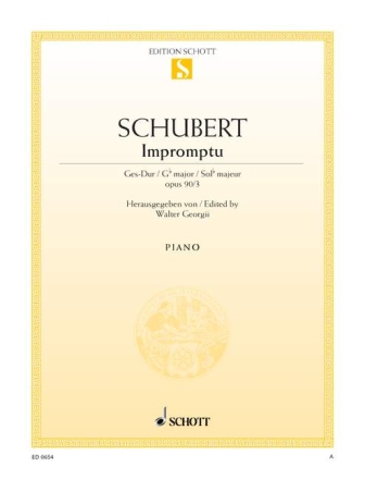 Impromptu Ges-Dur op.90,3 f�r Klavier