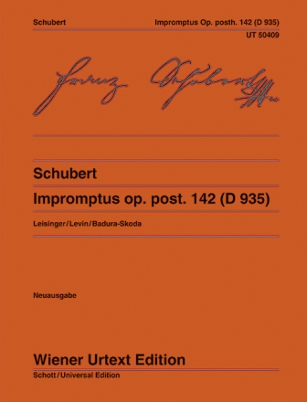 Impromptus op.posth.142 D935 f�r Klavier
