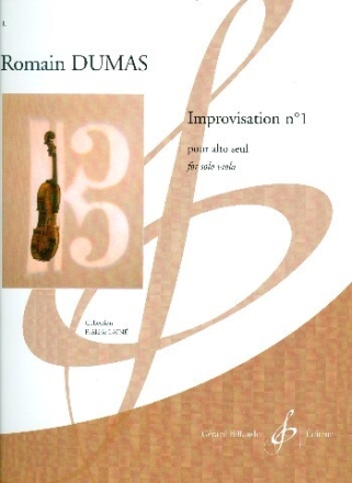 Improvisation no.1 pour alto