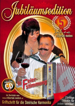 In Feierstimmung (+CD) f�r Steirische Harmonika (in Griffschrift)