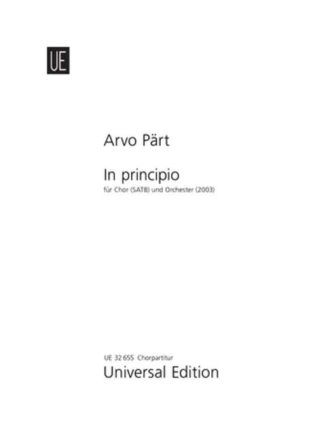 In principio f�r Chor SATB und Orchester