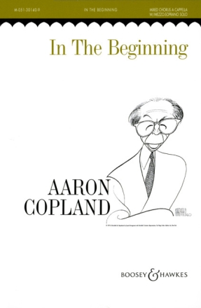 In the Beginning f�r Mezzo-Sopran und gemischter Chor (SATB) a cappella Chorpartitur