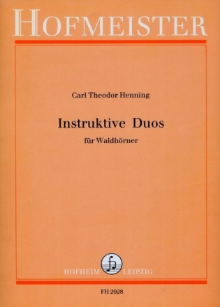 Instruktive Duos f�r 2 H�rner