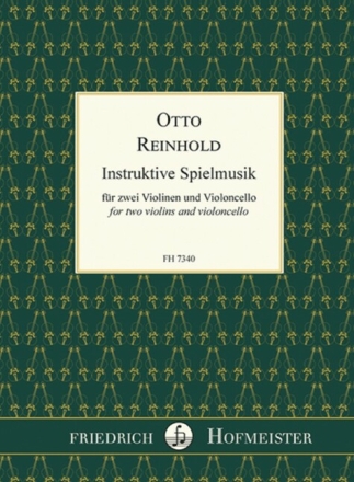Instruktive Spielmusik f�r 2 Violinen und Violoncello Partitur und Stimmen