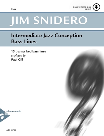Intermediate Jazz Conception Bass Lines (+Online Audio) f�r Kontrabass