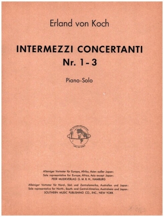 Intermezzi Concertanti Nr.1-3 f�r Klavier