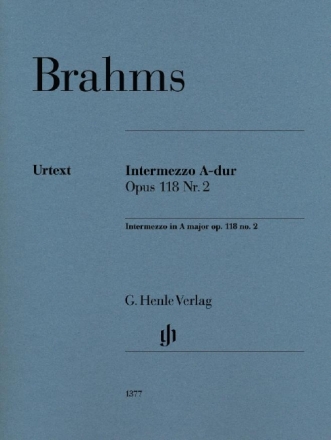 Intermezzo A-Sur op.118,2 f�r Klavier