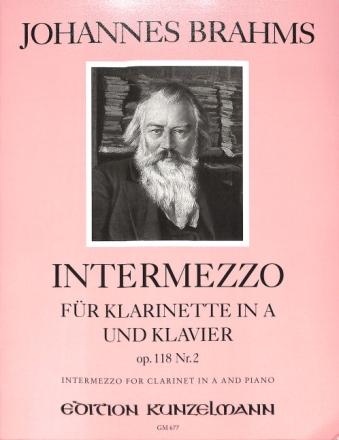 Intermezzo op.118,2 f�r Klarinette in A und Klavier