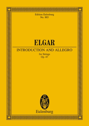 Introduction and Allegro op.47 for strings,  miniature score