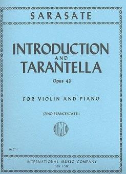 Introduction and Tarantella op.43 for violin and piano