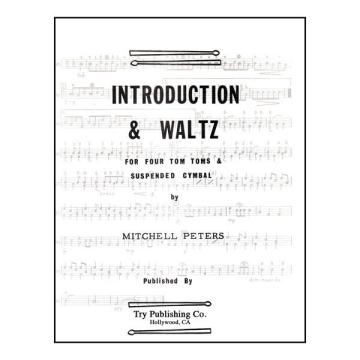 Introduction and Waltz for 4 tom toms and suspended cymbal (1 player)