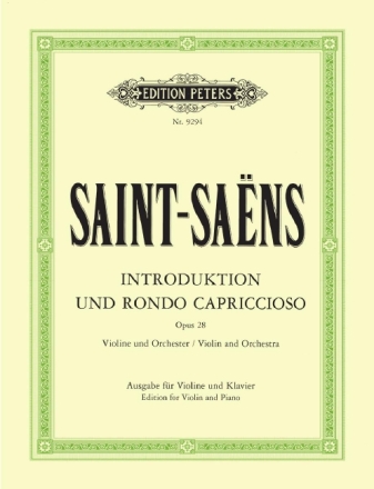 Introduction et Rondo capriccioso op.28 f�r Violine und Klavier