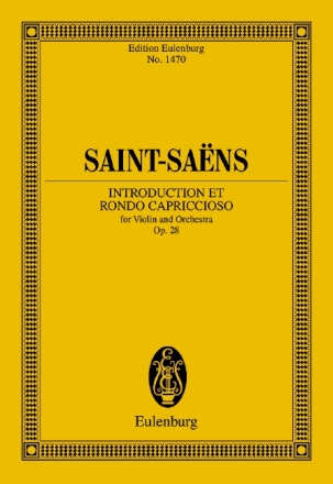 Introduction et Rondo capriccioso op.28 f�r Violine und Orchester Studienpartitur