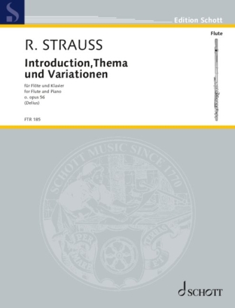 Introduction, Thema und Variationen o. Op. AV. 56 f�r Fl�te und Klavier