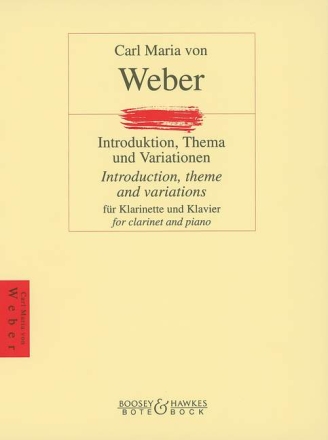 Introduktion, Thema und Variationen f�r Klarinette und Klavier