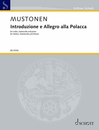 Introduzione e Allegro alla Polacca f�r Violine, Violoncello und Klavier Klavierpartitur und Stimmen