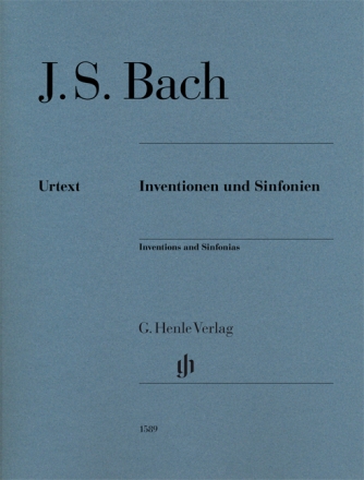 Inventionen und Sinfonien BWV772-801 f�r Klavier (ohne Fingersatz) Neuausgabe 2015