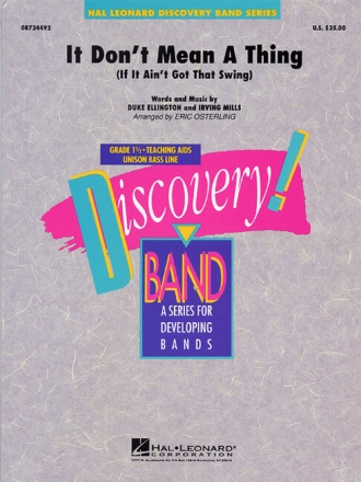 It don't mean a Thing: for concert band score