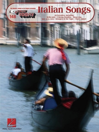 Italian Songs for organ, piano or electronic keyboard