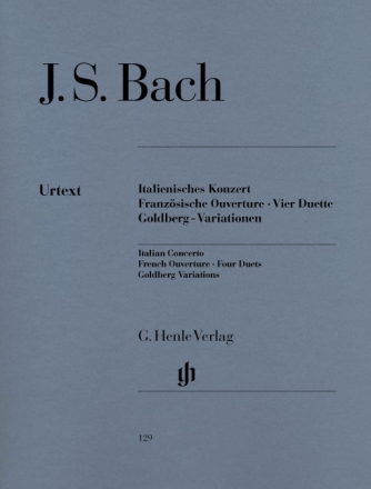Italienisches Konzert, Franz�sische Ouvert�re h-Moll, 4 Duette und Goldberg-Variationen f�r Klavier