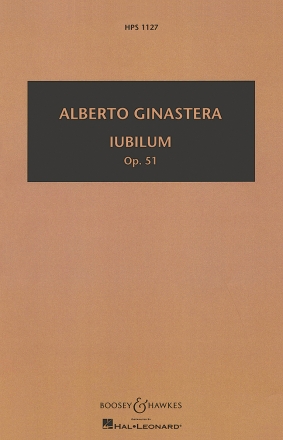 Iubilum op. 51 HPS 1127 f�r Orchester Studienpartitur