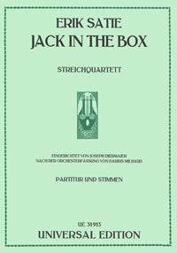 Jack in the Box f�r Streichquartett Partitur und Stimmen