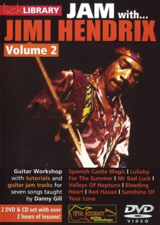 Jam with Jimi Hendrix vol.2 DVD-Video Lick Library