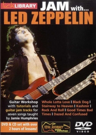 Jam with Led Zeppelin DVD + CD Lick Library