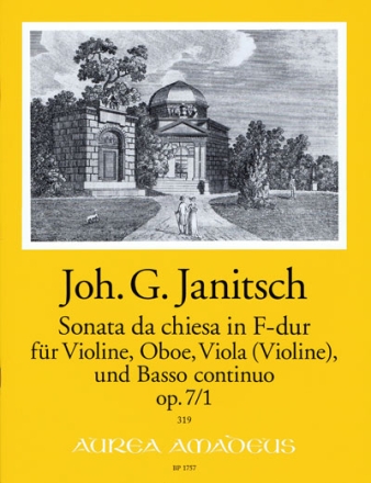 JANITSCH Sonata da chiesa in F-dur op. 7/1 Violine, Oboe, Viola, Bc
