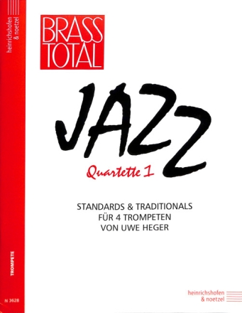 Jazz-Quartette Band 1 f�r 4 Trompeten Partitur und Stimmen