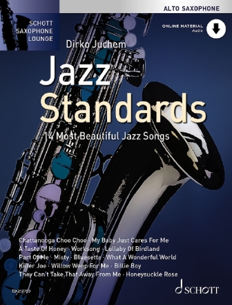 Jazz Standards (+Online Audio) f�r Altsaxophon und Klavier