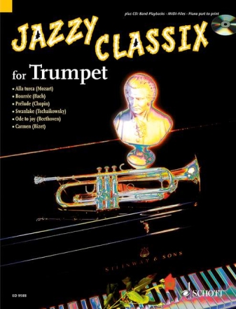 Jazzy Classix (+CD) f�r Trompete, Klavier ad libitum