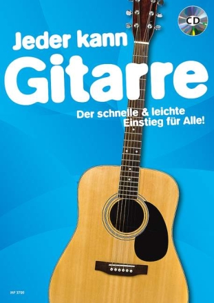 Jeder kann Gitarre (+CD) f�r Gitarre/Tab