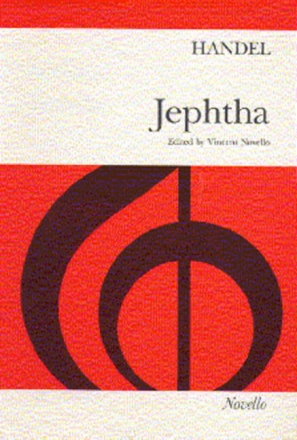 Jephta for soli, chorus AND ORCHESTRA vocal score (en)