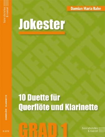 Jokester f�r Querfl�te und Klarinette Spielpartitur