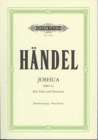 Joshua HWV64 f�r Soli, gem Chor und Orchester Klavierauszug (en/dt)