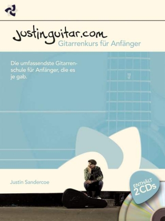 Justinguitar - Gitarrenkurs f�r Anf�nger (+2 CD's): f�r Gitarre/Tabulatur