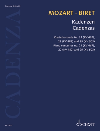 Kadenzen zu Klavierkonzerten Nr.21, 22 und 25 f�r Klavier