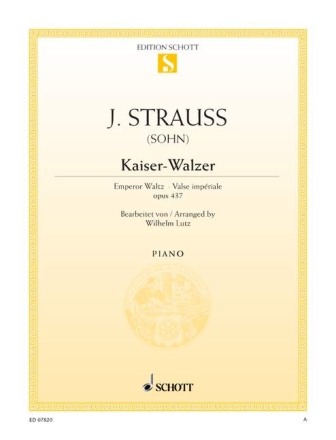 Kaiser-Walzer op. 437 f�r Klavier