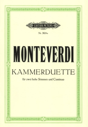 Kammerduette f�r 2 hohe Singstimmen und Bc (it)