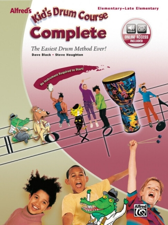 Kid's Drum Course complete (vol.1+2) (+ 2 CD's) for percussion