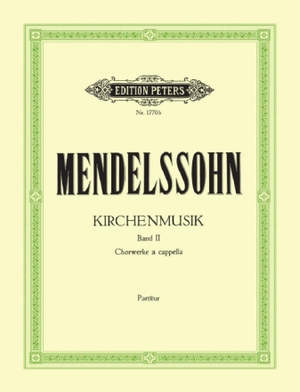 Kirchenmusik Band 2 Chorwerke a cappella Partitur