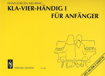 Kla-Vier-H�ndig Band 1 (f�r Anf�nger) f�r Klavier zu 4 H�nden