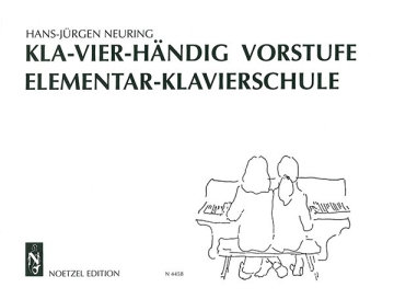 Kla-vier-h�ndig Vorstufe Elementar-Klavierschule