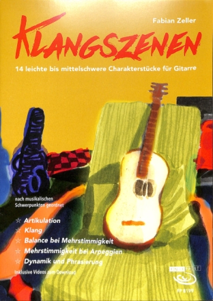 Klangszenen (+Online Videos) f�r Gitarre