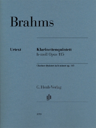Klarinettenquintett h-moll op.115 f�r Klarinette (A) (Viola), 2 Violinen, Viola und Violoncello Stimmensatz