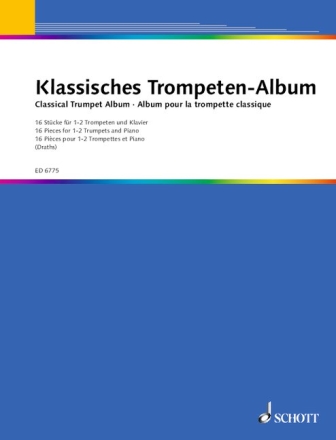 Klassisches Trompeten-Album f�r 1-2 Trompeten und Klavier Partitur und Stimmen