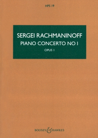 Klavierkonzert fis-Moll Nr.1 op.1  Studienpartitur